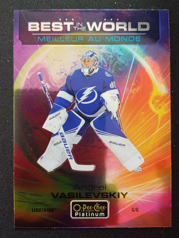 2020/2021 Upper Deck OPC Platinum Best in the World BW-15 Andrei Vasilevskiy Inzert