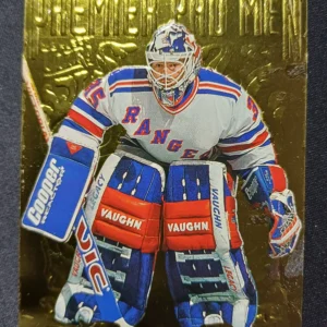 1994/1995 Fleer Ultra Pad Men Gold Medallion 05 of 06 Mike Richter Inzert