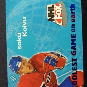1996/1997 Fleer Skybox NHL on FOX 13 of 20 Saku Koivu Inzert