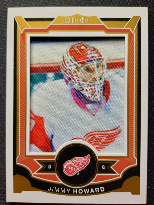 2015/2016 Upper Deck O-Pee-Chee Manufactured Patches P-13 Jimmy Howard Patch