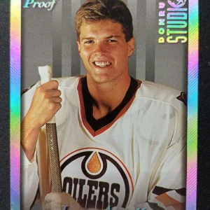 1997/1998 Donruss Studio Press Proof 35 Jason Arnott Paralel 1 of 1000