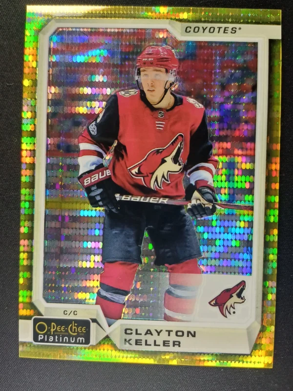 2018/2019 Upper Deck OPC Platinum Seismic Gold 27 Clayton Keller Paralel 41/50