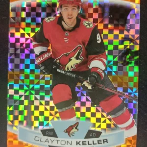 2019/2020 Upper Deck OPC Platinum Orange Checkers 127 Clayton Keller Paralel 22/25