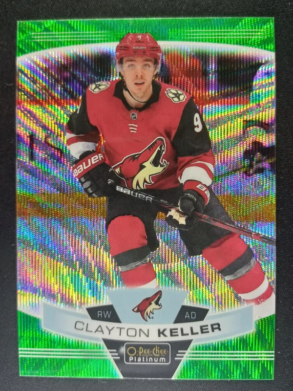 2019/2020 Upper Deck OPC Platinum Emerald Surge 127 Clayton Keller Paralel 05/10