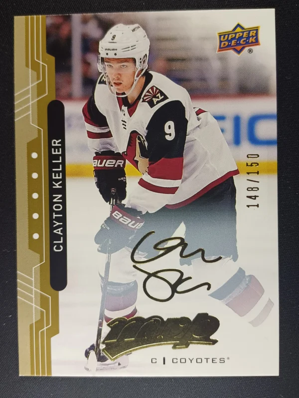 2018/2019 Upper Deck MVP Gold Script 37 Clayton Keller Paralel 148/150