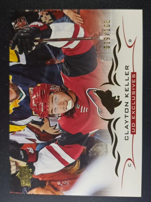 2018/2019 Upper Deck Series 1 Base Exclusives 7 Clayton Keller Paralel 019/100