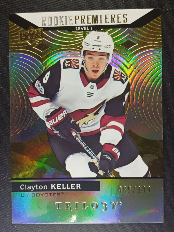 2017/2018 Upper Deck Trilogy Level 1 Rookie Premieres 81 Clayton Keller Inzert 489/999