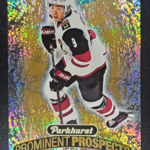 2017/2018 Upper Deck Parkhurst Prominent Prospects Gold PP-10 Clayton Keller Inzert 87/99