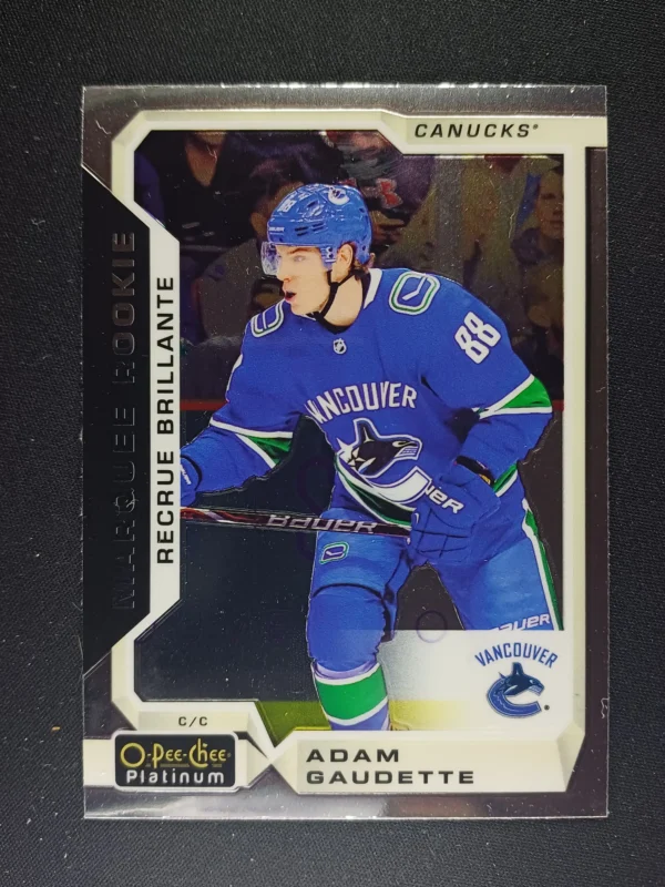 2018/2019 Upper Deck OPC Platinum Marquee Rookie 193 Adam Gaudette