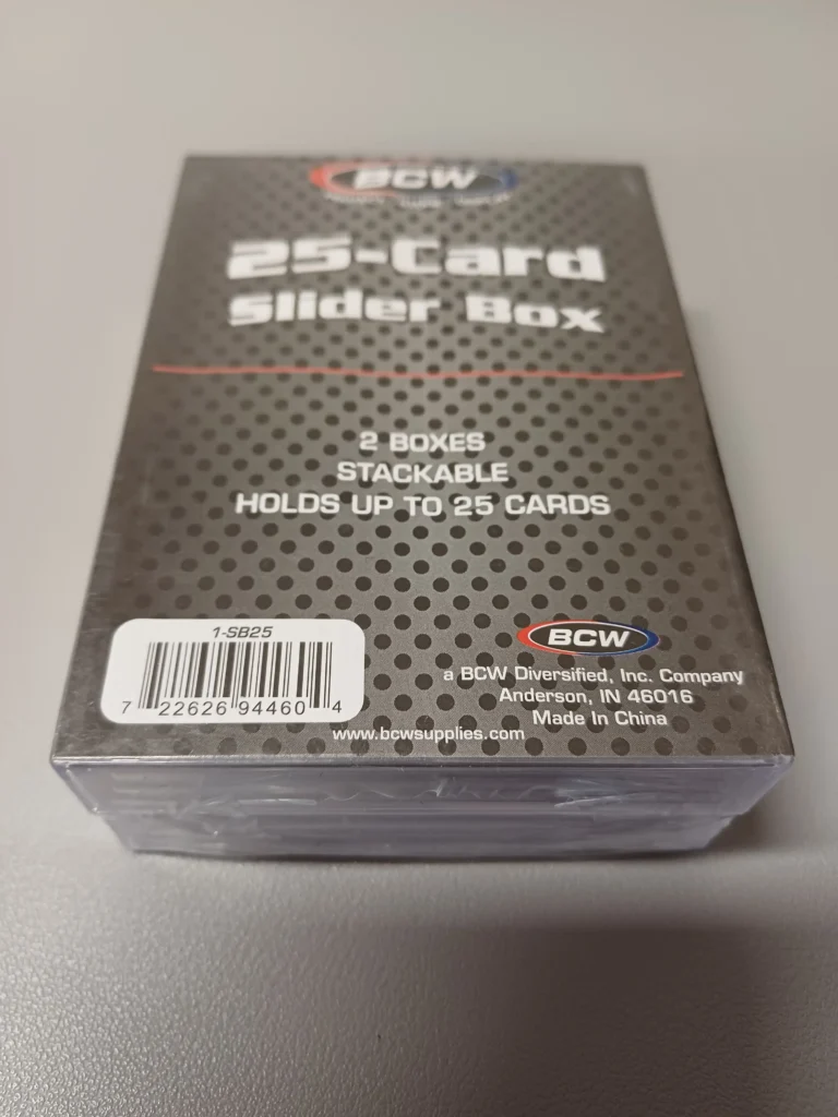 BCW Plastová krabička na 25 karet - 2ks v balení