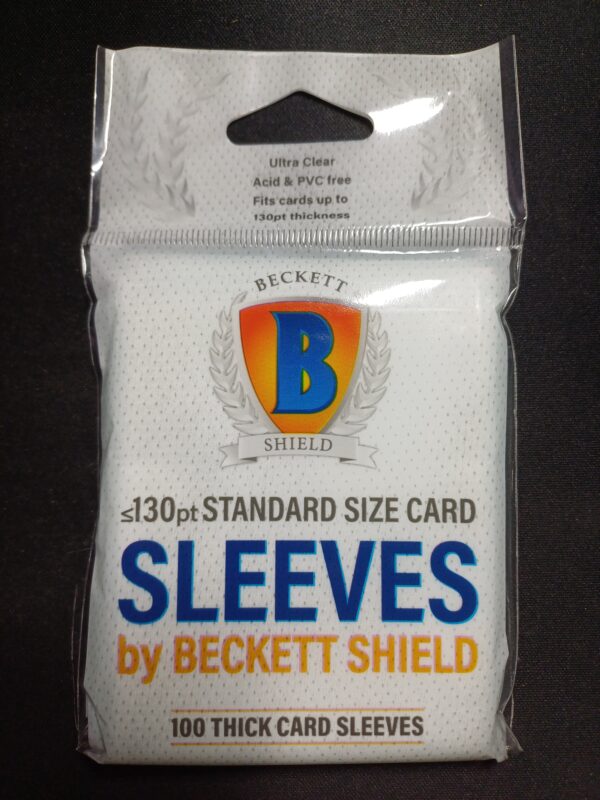 Beckett Soft Sleeves (Slídy) na tlustší sběratelské karty do 130pt 100ks