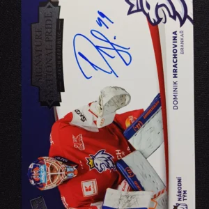 2020/2021 Moje Kartičky Reprezentace Signature National Pride NPS-DH Dominik Hrachovina AUTO 18/36