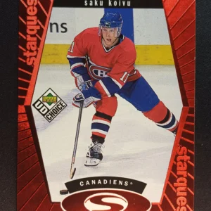 1998/1999 Upper Deck UD Choice Starquest Red SQ8 Saku Koivu Inzert