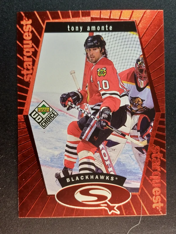 1998/1999 Upper Deck UD Choice Starquest Red SQ26 Tony Amonte Inzert