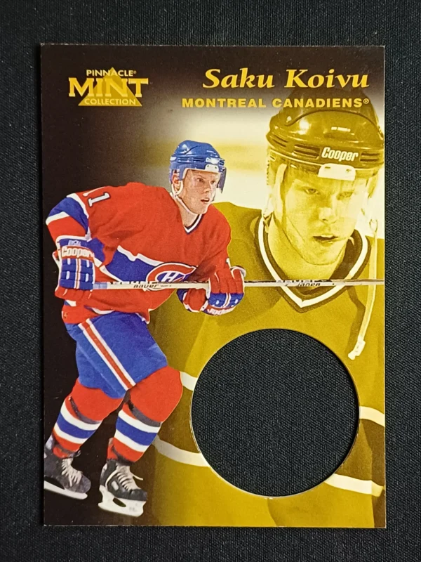 1996/1997 Pinnacle Mint Collection Base 09 of 30 Saku Koivu