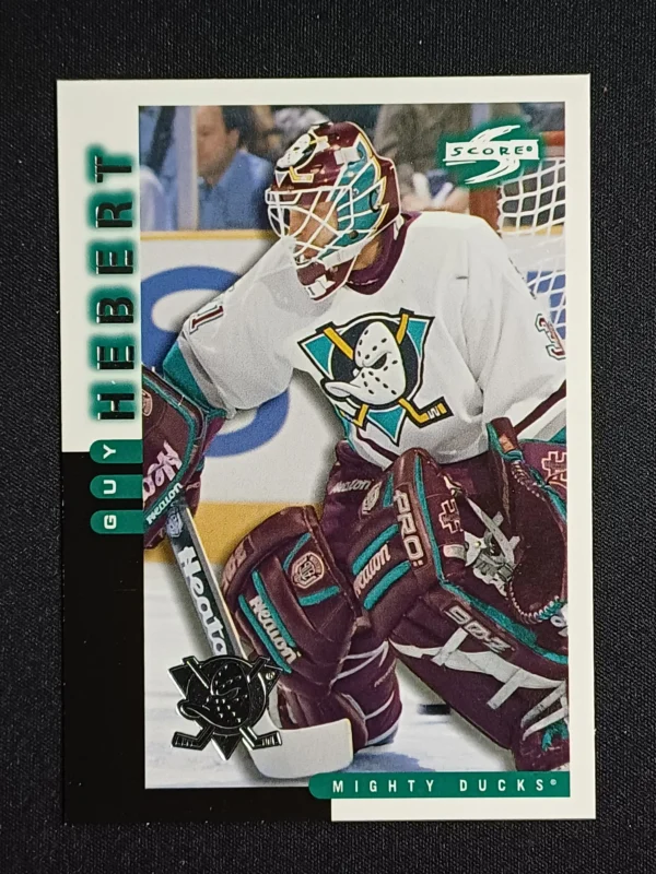 1997/1998 Pinnacle Score team set Anaheim Mighty Ducks Base 14 of 20 Guy Hebert
