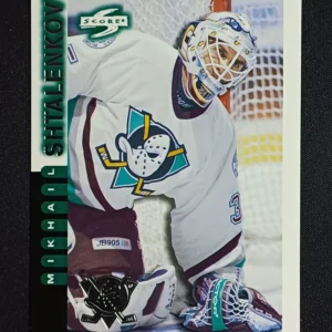 1997/1998 Pinnacle Score team set Anaheim Mighty Ducks Base 16 of 20 Mikhail Shtalenkov