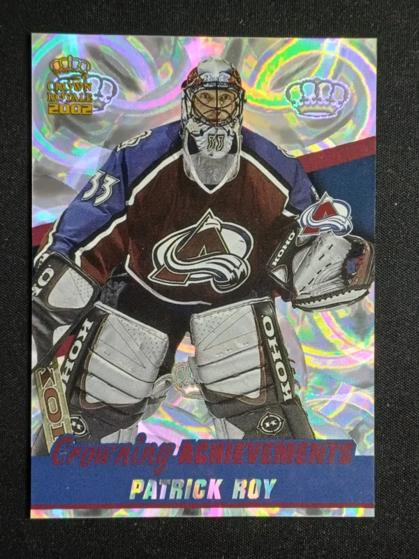 2001/2002 Pacific Crown Royale Crowning Achievements 12 Patrick Roy Inzert