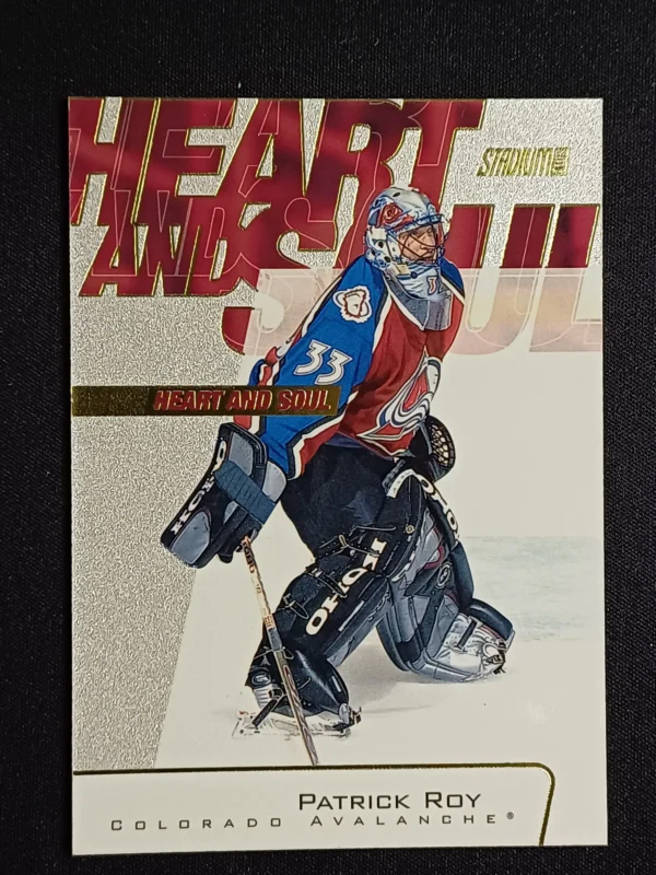 2001/2002 Topps Stadium Club Heart and Soul HS2 Patrick Roy Inzert