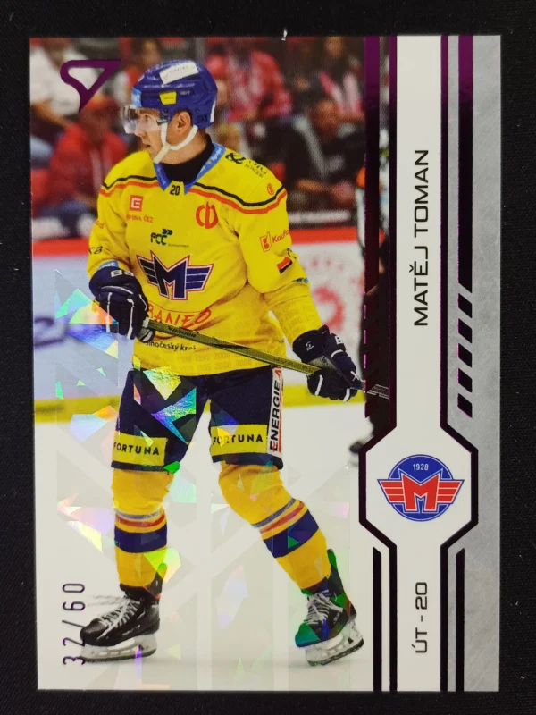 2024/2025 Sportzoo Serie 1 Purple Iceberg 107 Matěj Toman Paralel 32/60