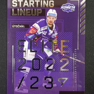 2023/2024 Sportzoo Serie 2 Starting Lineup SL-89 Petr Holík Inzert