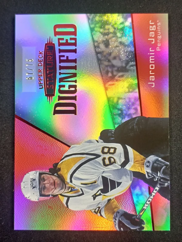 2022/2023 Upper Deck Stature Dignified D-13 Jaromir Jagr Inzert 67/75