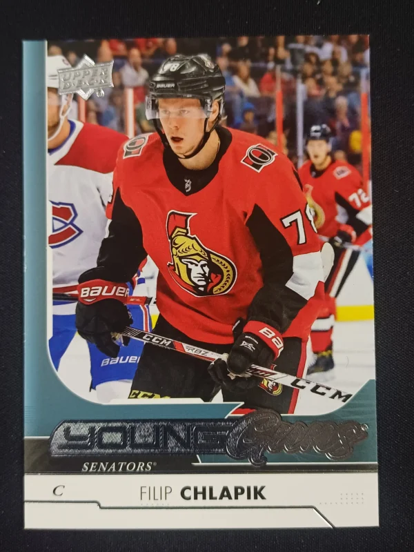 2017/2018 Upper Deck Series 2 Young Guns 472 Filip Chlapik Inzert