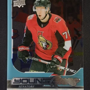 2017/2018 Upper Deck Series 2 Young Guns Clear Cut 472 Filip Chlapik Inzert