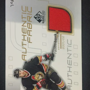 2001/2002 Upper Deck SPGU Authentic Fabric AF-BN Radek Bonk Jersey