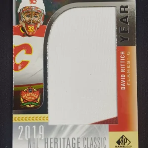 2020/2021 Upper Deck SPGU 2019 NHL Heritage Classic Banner Year Relics HC20-DR David Rittich Jersey