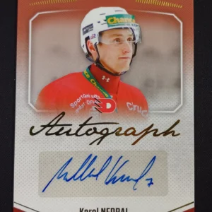 2022/2023 Goal Chance Liga Autographs A-63 Karel Nedbal AUTO 18/49