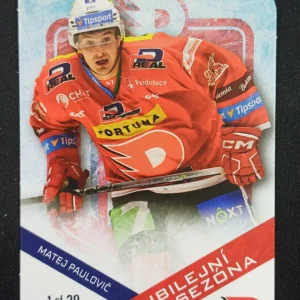 2024 Moje Kartičky Dynamo 100 Jubilejní Sezóna Die Cuts 22 Matej Paulovič Paralel /39