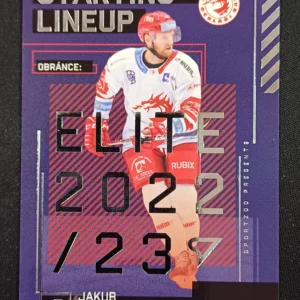 2023/2024 Sportzoo Serie 2 Starting Lineup SL-87 Jakub Jeřábek Inzert