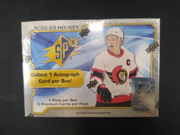2022/23 Upper Deck SPx Hockey Hobby box