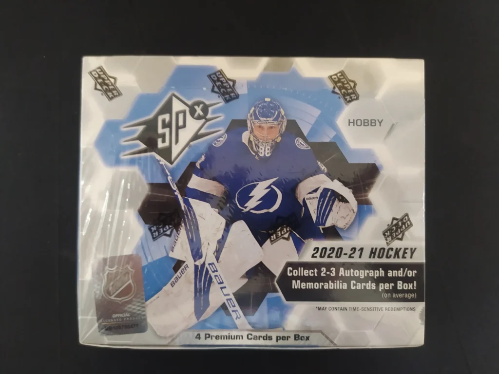 2020/21 Upper Deck SPx Hockey Hobby box