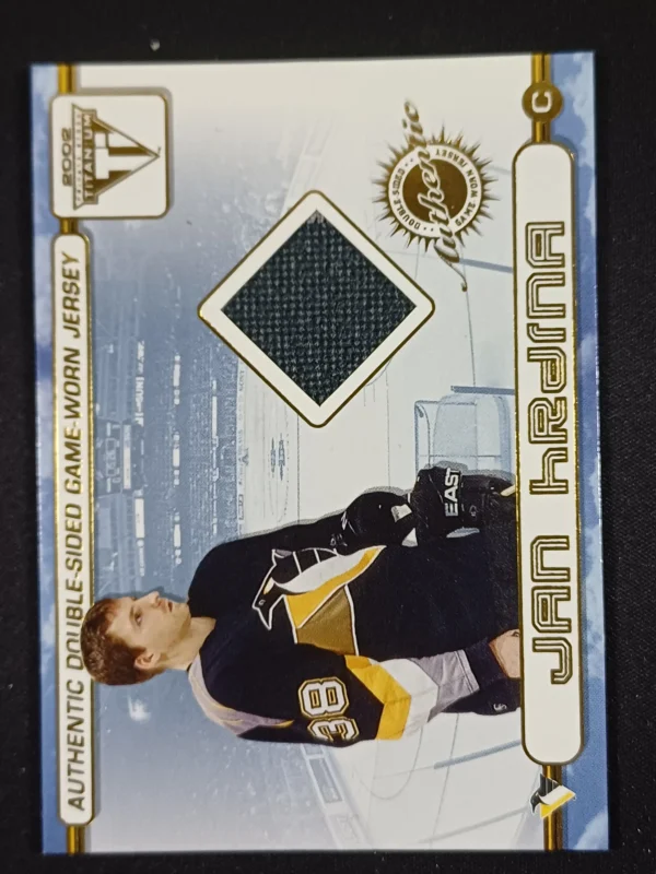 2001/2002 Pacific Titanium Authentic Jersey 35 Jan Hrdina | Ian Moran Jersey