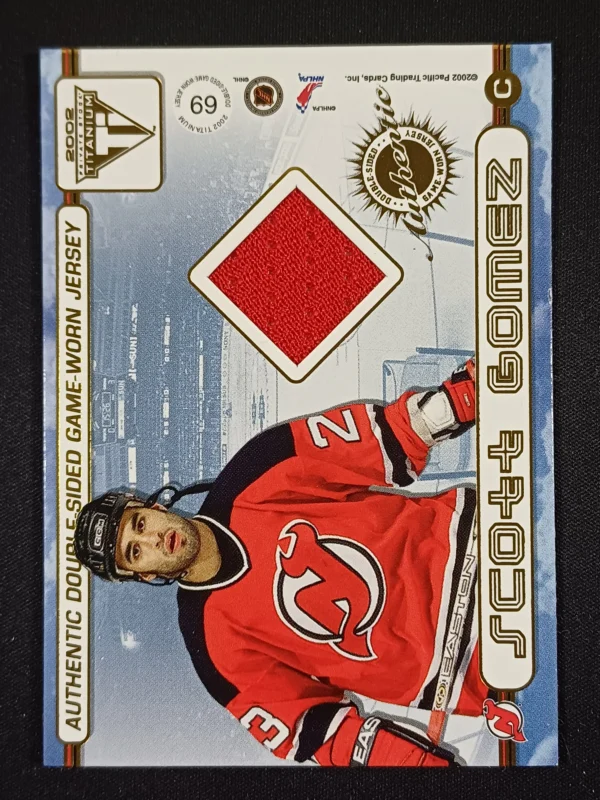 2001/2002 Pacific Titanium Authentic Jersey 69 Patrik Elias | Scott Gomez Jersey - Image 2