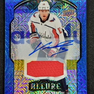 2020/2021 Upper Deck Allure Blue Line Auto Jersey 54 Jakub Vrana AUTO Jersey 23/25