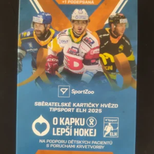Sběratelské kartičky hvězd Tipsport ELH 2025 set box