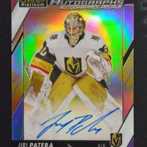 2023/2024 Upper Deck OPC Platinum Marquee Rookie Sunset AUTO R-PA Jiri Patera Paralel