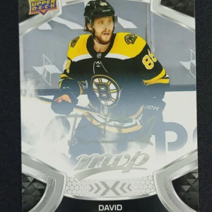 2021/2022 Upper Deck MVP Silver Script 196 David Pastrnak Paralel