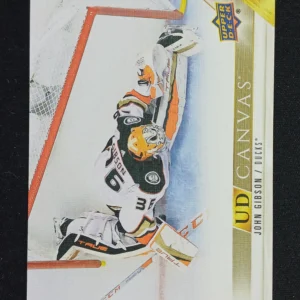 2022/2023 Upper Deck Series 1 Canvas C2 John Gibson Inzert