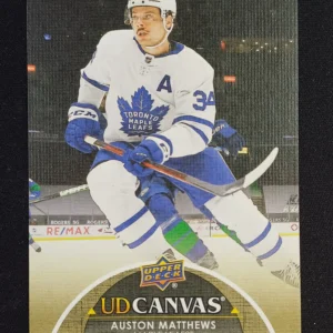 2021/2022 Upper Deck Series 1 Canvas C77 Auston Matthews Inzert