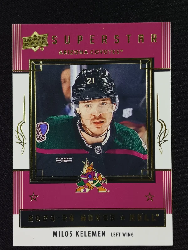 2023/2024 Upper Deck Series 2 Honor Roll HR-48 Milos Kelemen Inzert