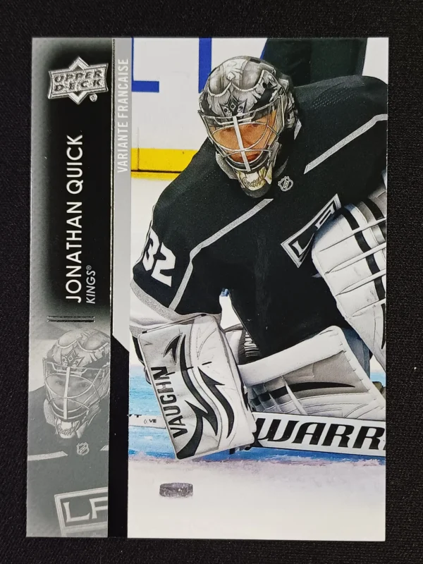 2021/2022 Upper Deck Series 2 Base French 336 Jonathan Quick Paralel