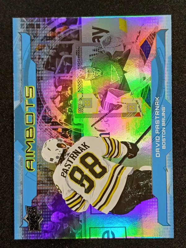 2024/2025 Upper Deck Series 1 Aimbots AB-8 David Pastrnak Inzert
