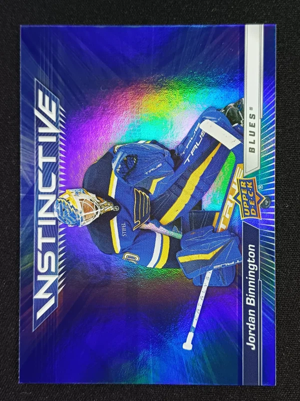 2023/2024 Upper Deck Series 2 Instinctive IN-15 Jordan Binnington Inzert