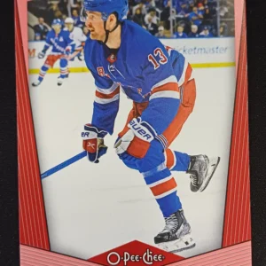 2024/2025 Upper Deck O-Pee-Chee Red Border 279 Alexis Lafreniere Paralel
