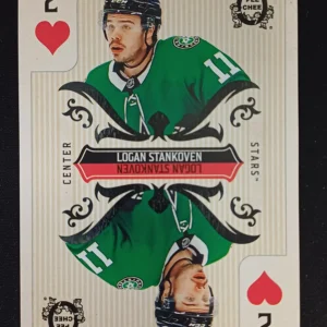 2024/2025 Upper Deck O-Pee-Chee Playing Cards Two of Hearts Logan Stankoven Inzert
