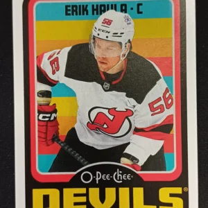 2024/2025 Upper Deck O-Pee-Chee Retro 205 Erik Haula Paralel